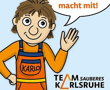 Team Sauberes Karlsruhe beim Artenschutztag im Zoo