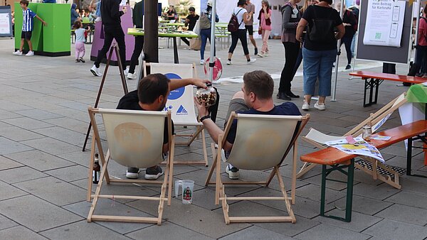 Mitmachtag für Morgen 2023 -  Klimakampagne  Liegestühle