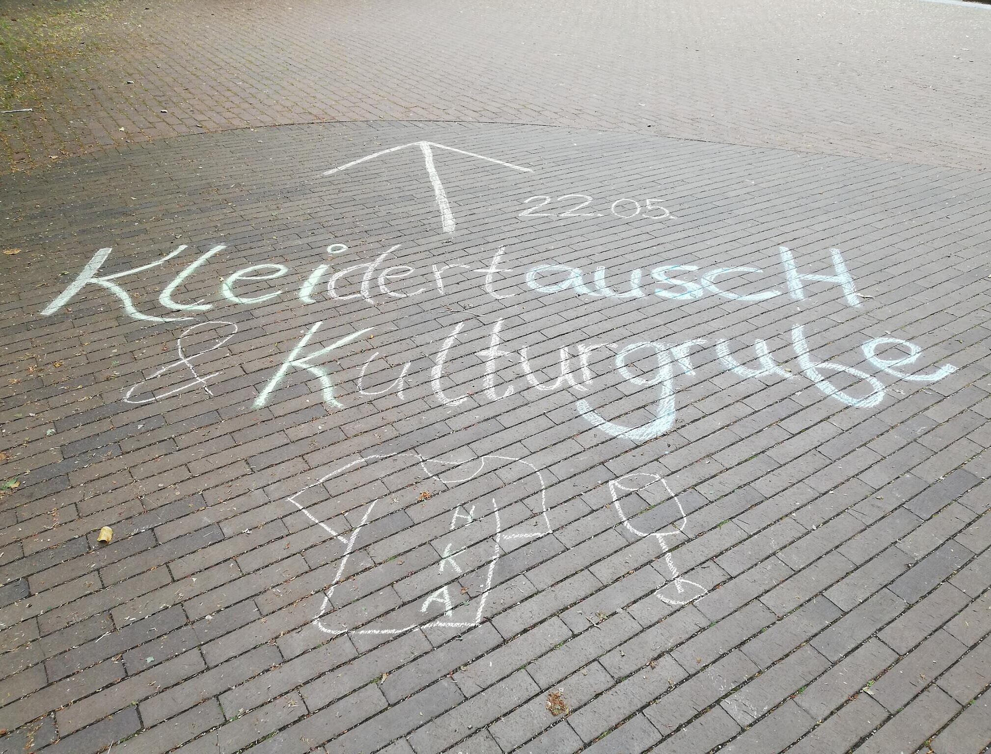 Kleidertausch Hinweis der Green Office HKA