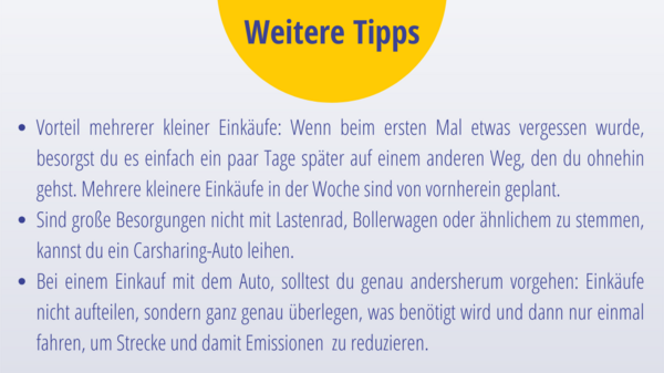 weitere Tipps