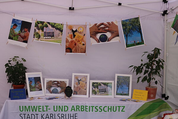 Foto-Pavillon des Fotowettbewerbs Hand drauf auf dem Mitmachtag