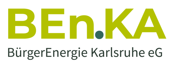 Logo (2) der BEnKA - BürgerEnergie Karlsruhe eG