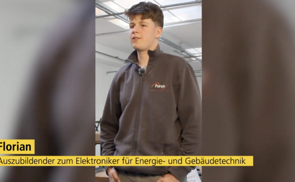 Florian wird Elektroniker für Energie- und Gebäudetechnik