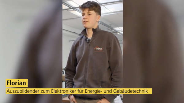 Florian wird Elektroniker für Energie- und Gebäudetechnik