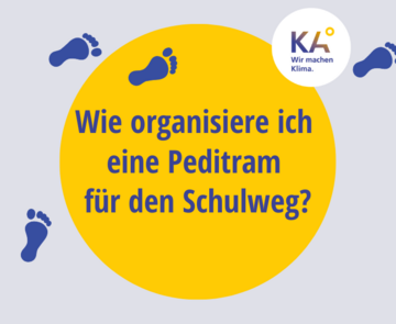 Wie organisiere ich eine Peditram für den Schulweg?
