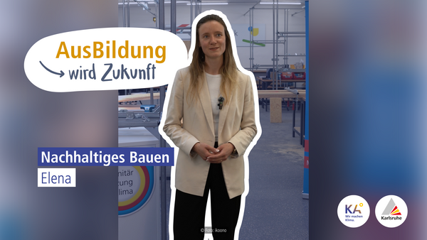 Elena forscht zum Thema Nachhaltiges Bauen