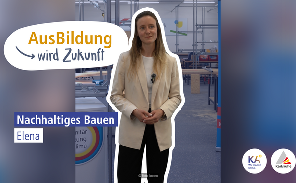 Elena forscht zum Thema Nachhaltiges Bauen