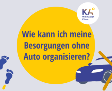 Wie kann ich meine Besorgungen ohne Auto organisieren?