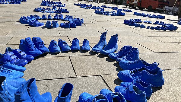 Installation Blue Demonstration