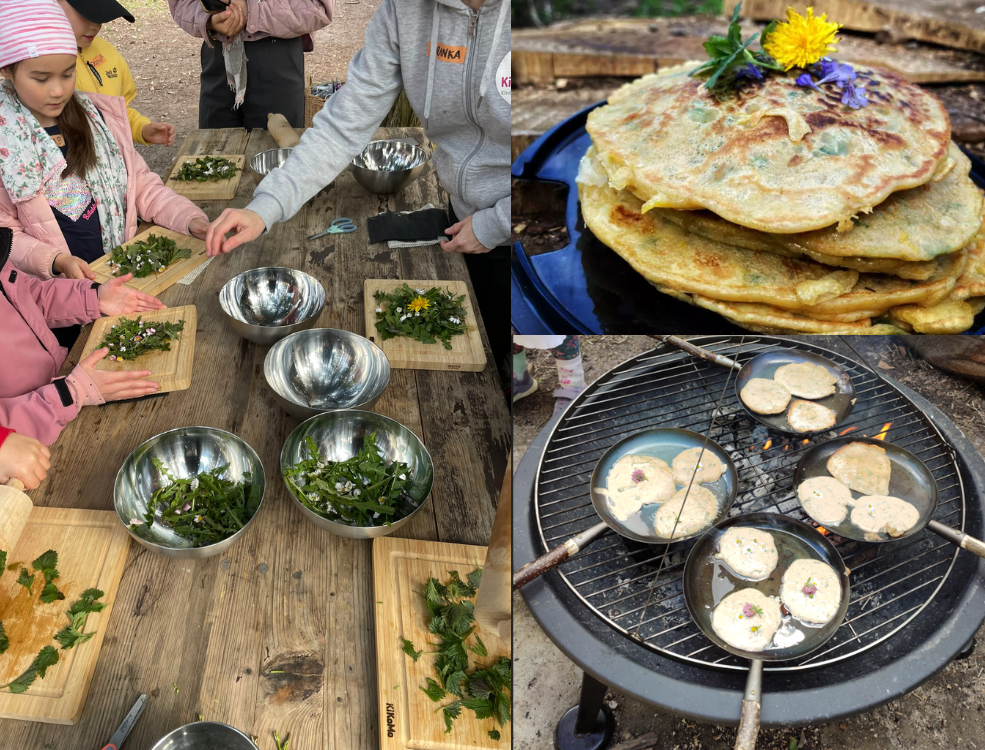Collage verschiedener Gerichte