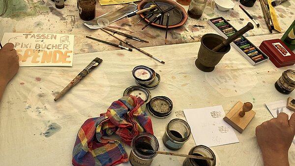 Malen mit Fäberpflanzen