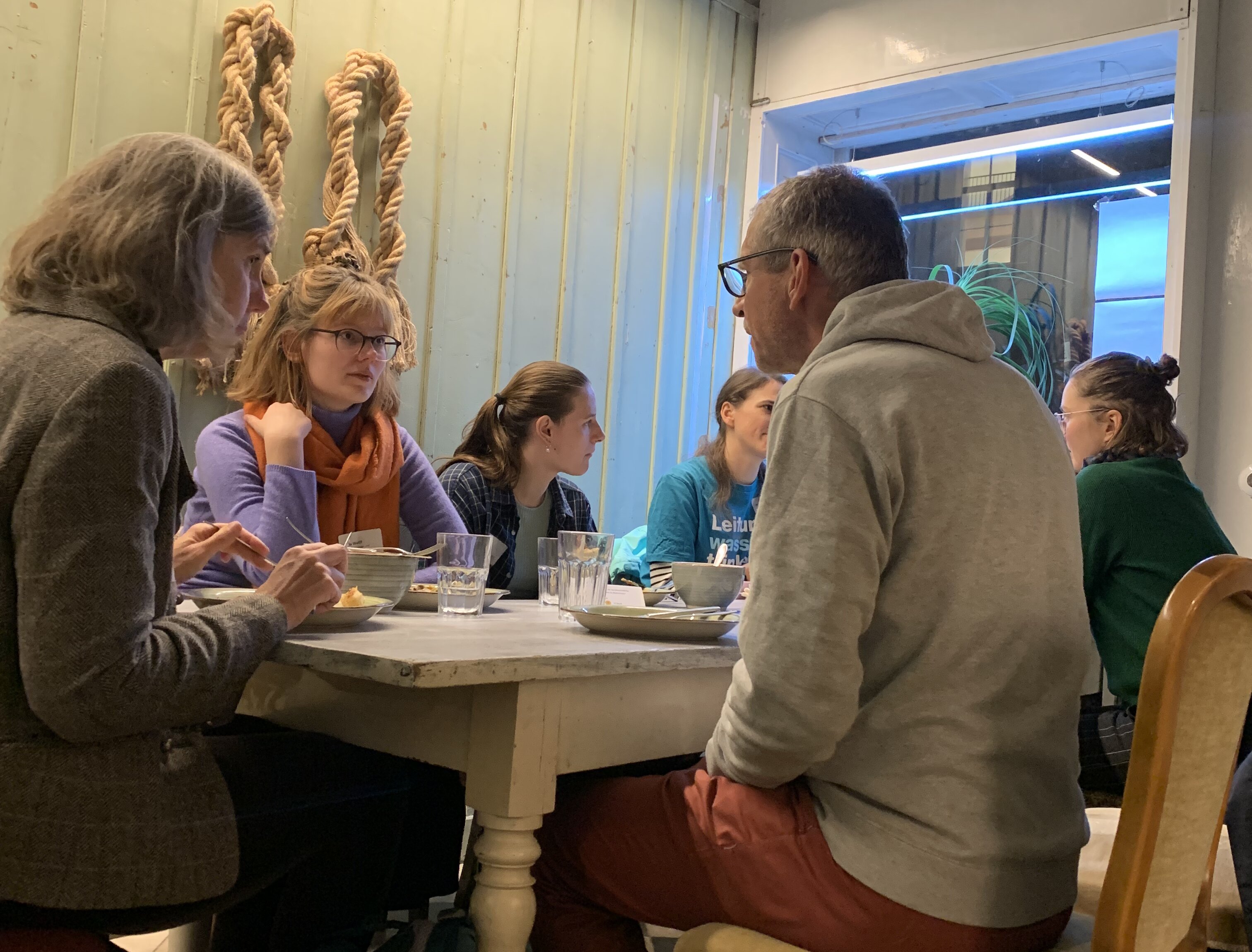 Essen und austauschen 