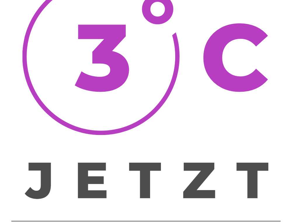 Logo der 3 Grad JETZT-Initaitive