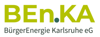 Logo (2) der BEnKA - BürgerEnergie Karlsruhe eG